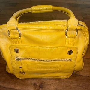 Marc By Marc Jacobs Yellow Handbag Leather Tote